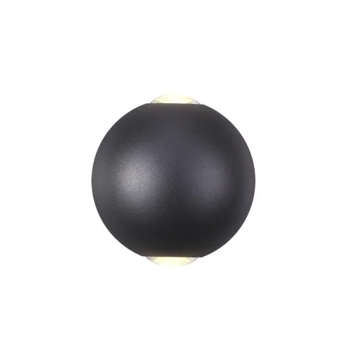 Бра LED Palla 3904/6WB Odeon Light чёрный на 1 лампа, основание чёрное в стиле хай-тек современный 